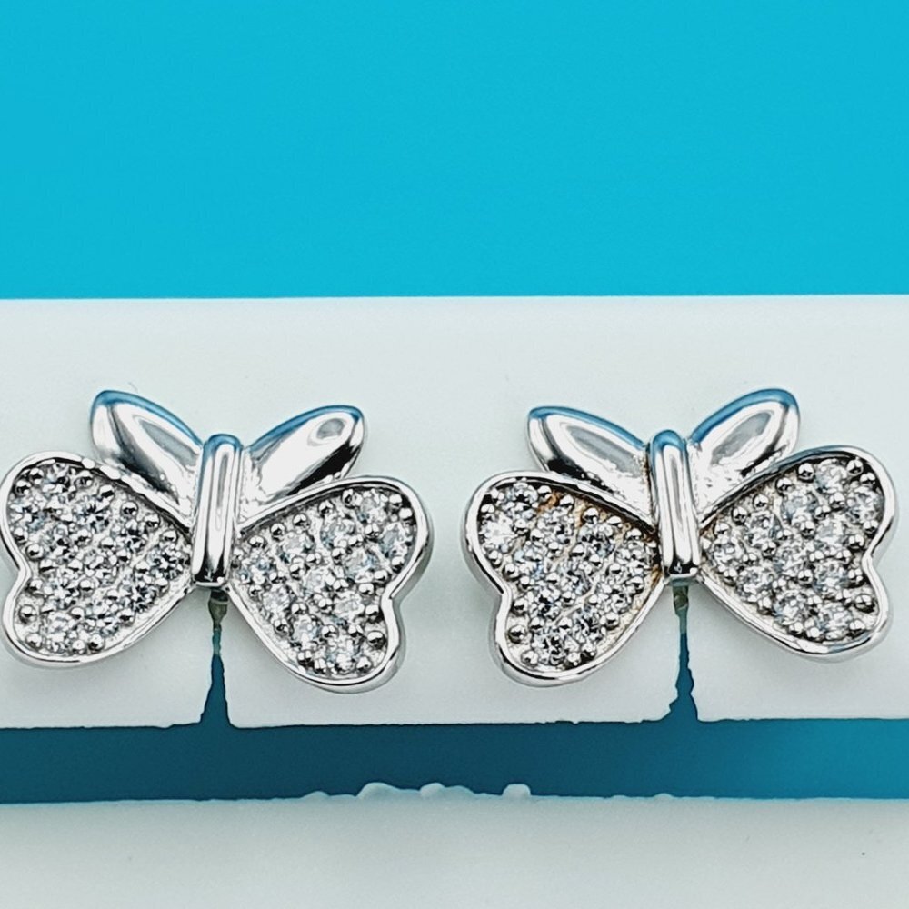 "925 Sterling Silver Cz Beautiful Earrings For Women, 1uspar4167